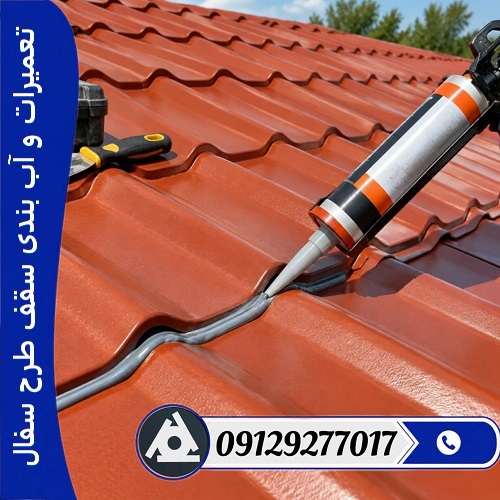 تعمیرات و آب بندی سقف طرح سفال